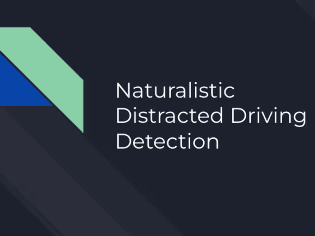 Cover image for Naturalistic Distracted Driving Detection