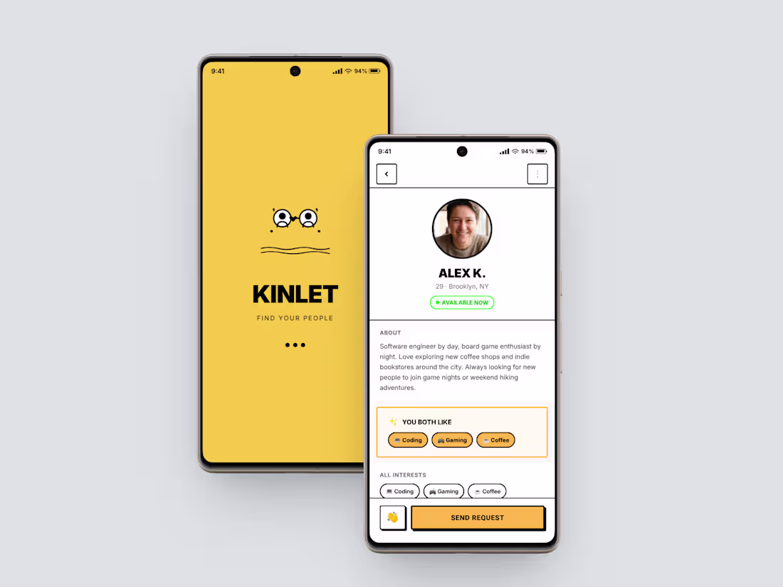 Cover image for Kinlet Mobile App Design