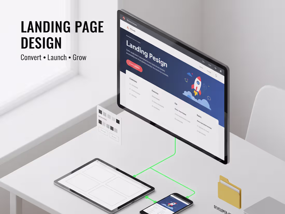 Cover image for Strategic Landing Page Design & Strategy