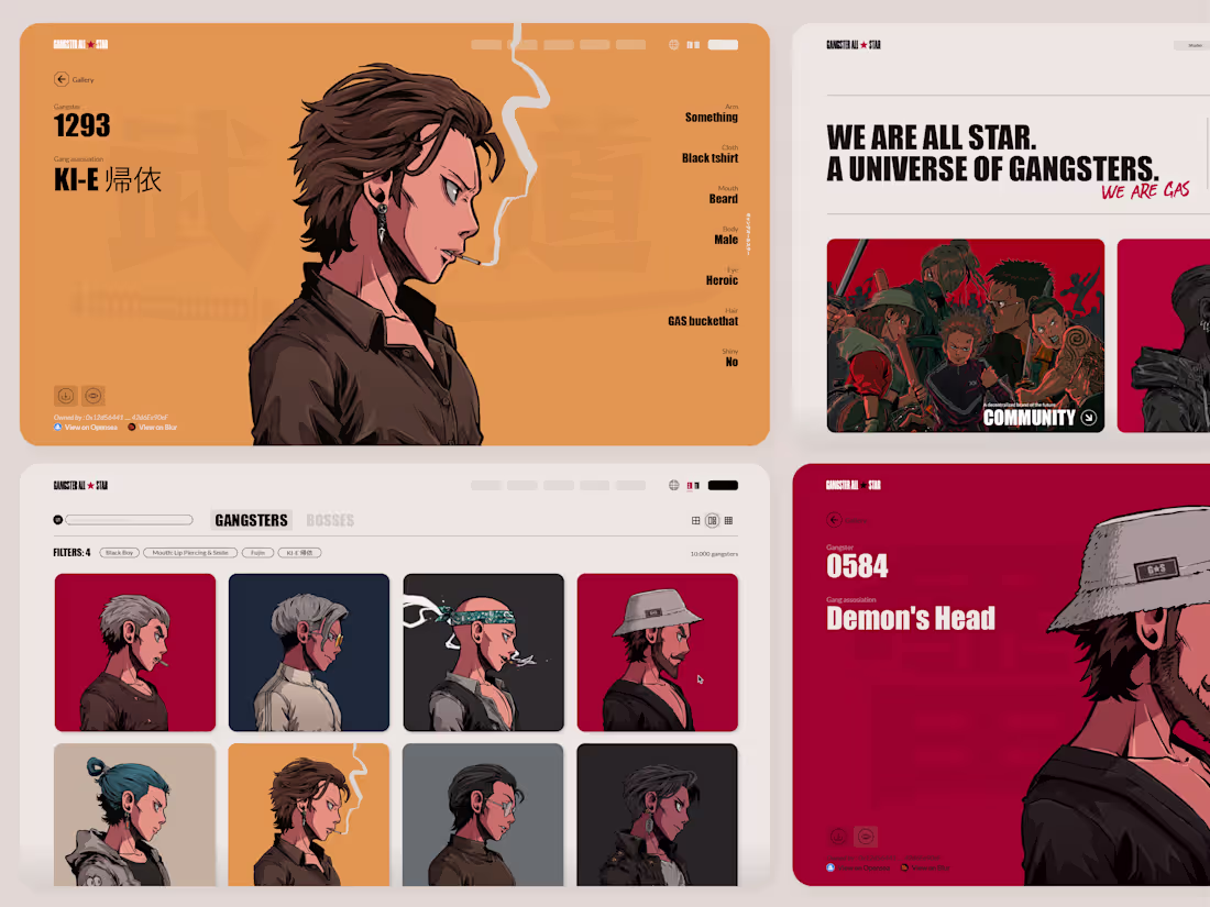 Cover image for Gangster All Star - User profile, Gallery & Blog