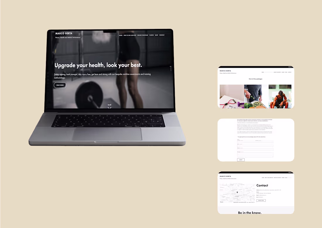 Cover image for Expert UX/UI Redesign for High-Performance Training Website