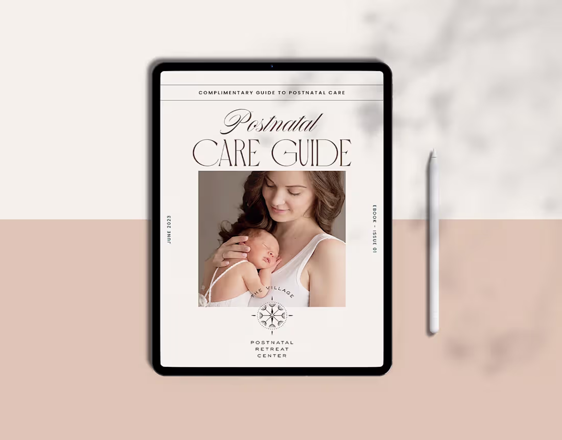 Cover image for Postnatal Care Guide Ebook