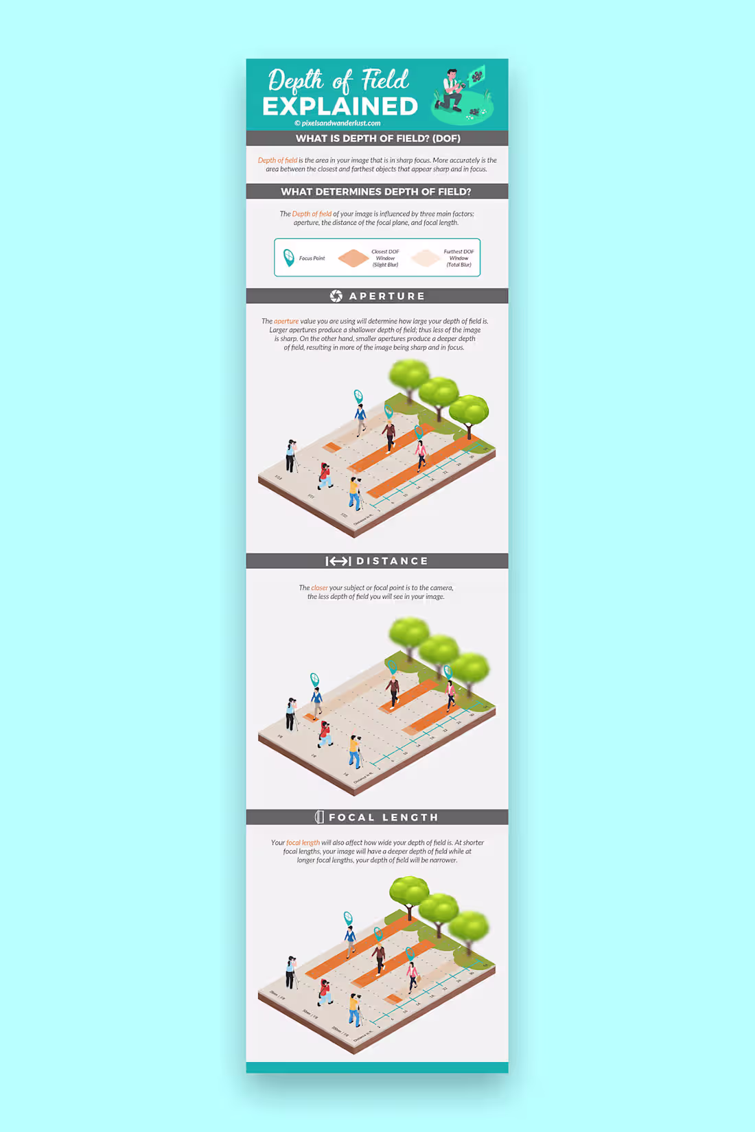 Cover image for Infographic Design: Pixels & Wanderlust Infographics