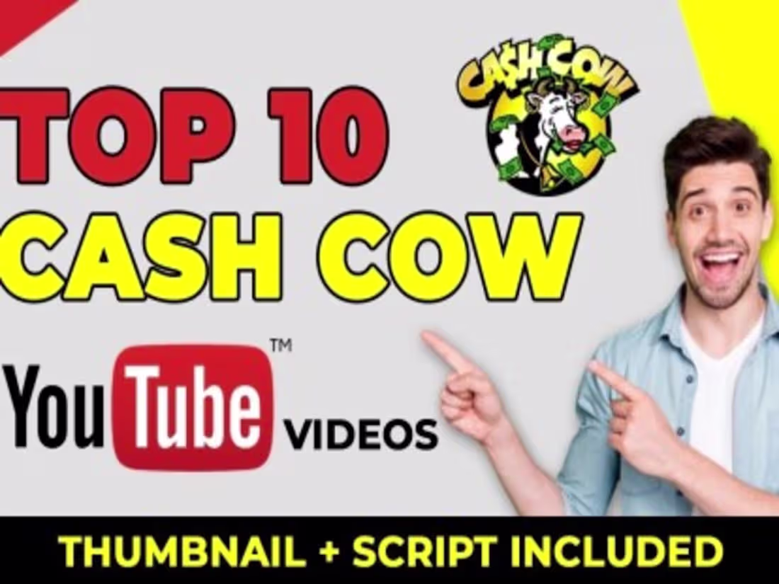 Cover image for I will create a professional 2023 cash cow youtube channel