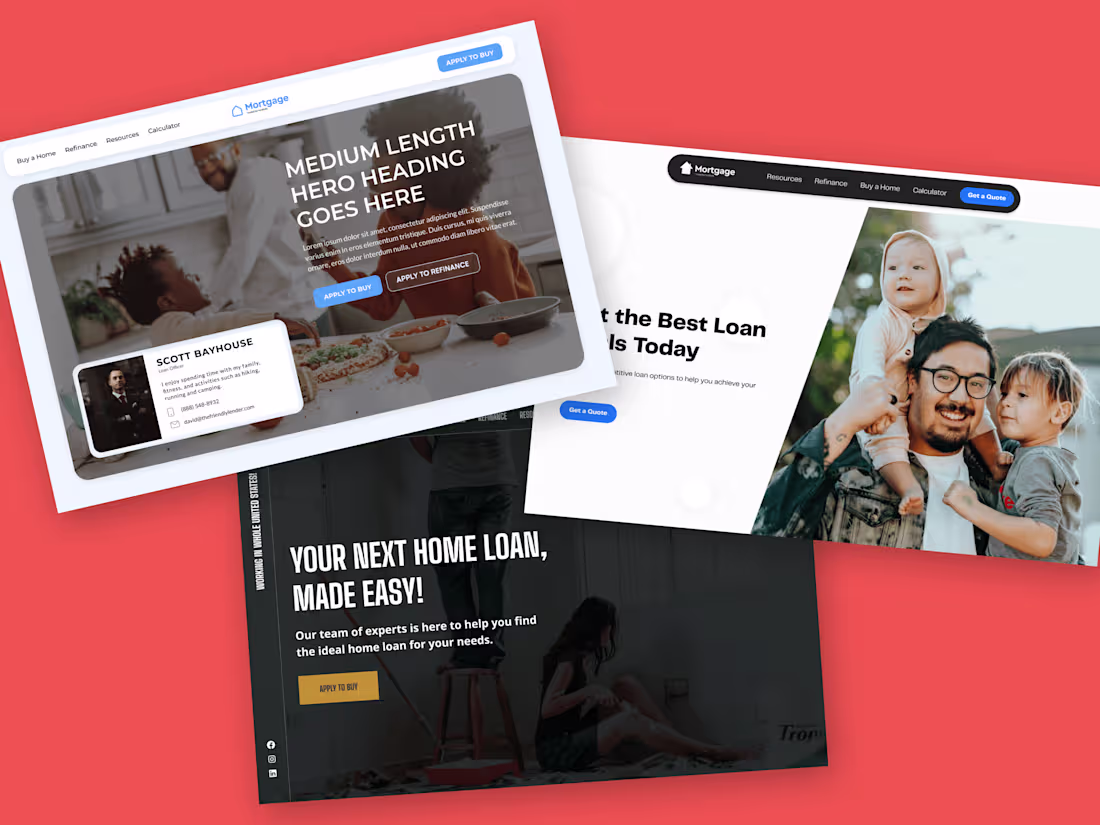 Cover image for  Landing Page Design • Development • Framer • Webflow