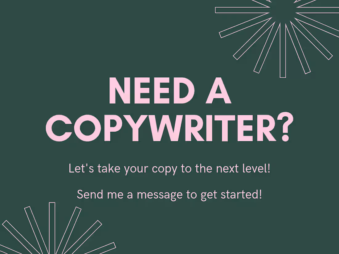 Cover image for Sales & Website Copywriting