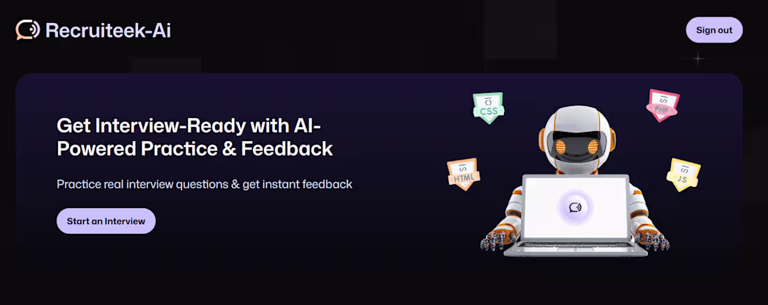 Cover image for RecruiteekAI WebApp Design And Development