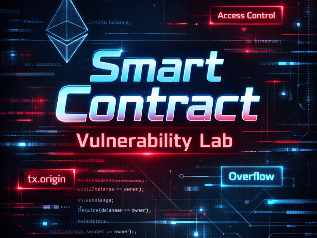 Cover image for Smart Contract Vulnerability Lab
Developed a