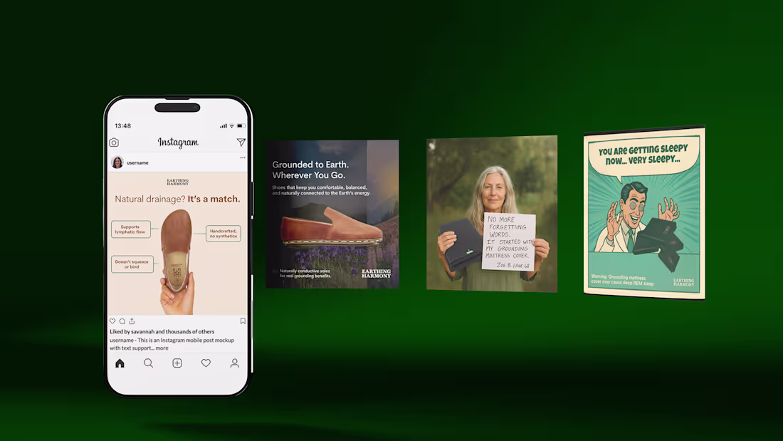 Cover image for Earthing Harmony is a wellness brand