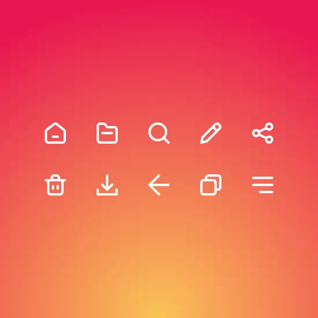 Cover image for Icons for a Mobile App