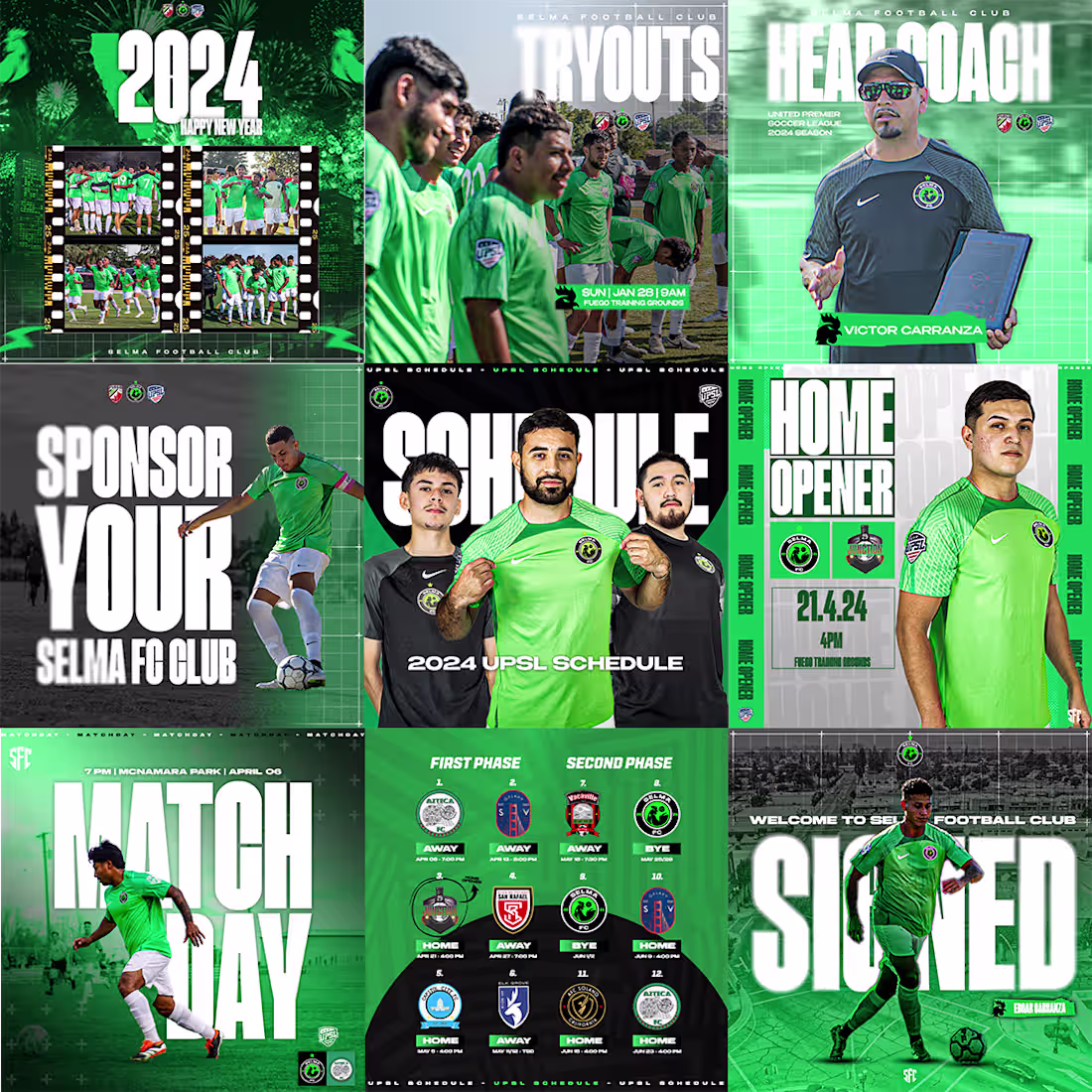 Cover image for SELMA FC - SOCIALS DESIGN