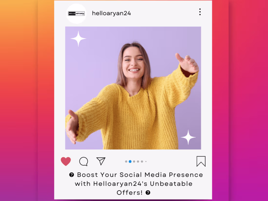 Cover image for I will professionally grow your Instagram Account