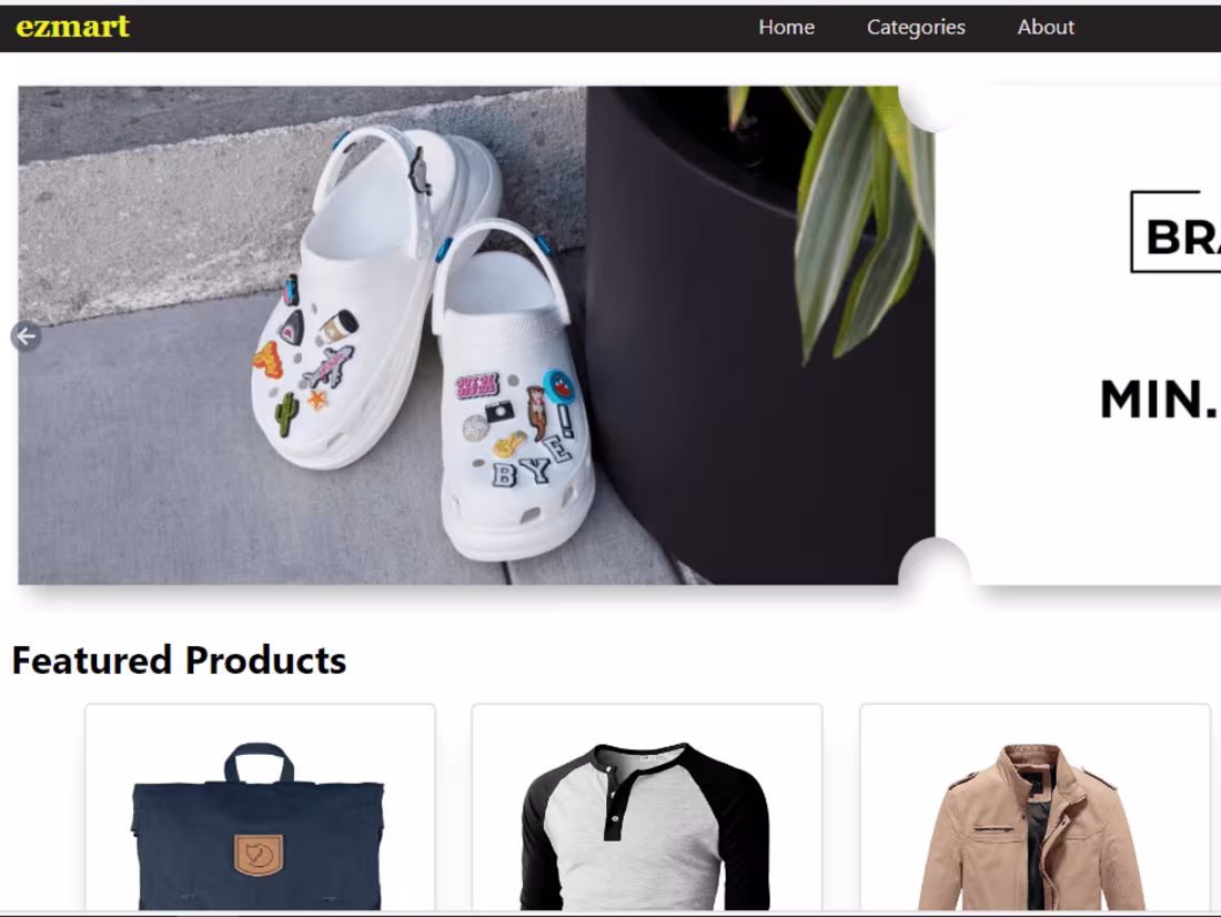 Cover image for EZMART - An Ecommerce App
