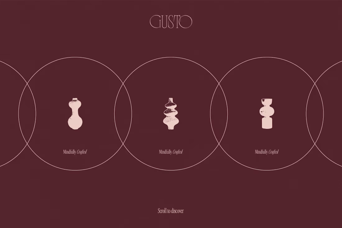 Cover image for Gusto Home Goods / Brand & Web