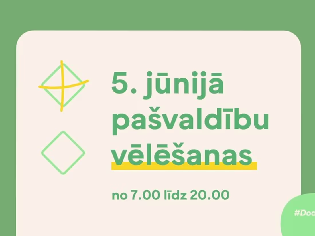 Cover image for Informative Videos for Latvia's 2021 Municipal Elections