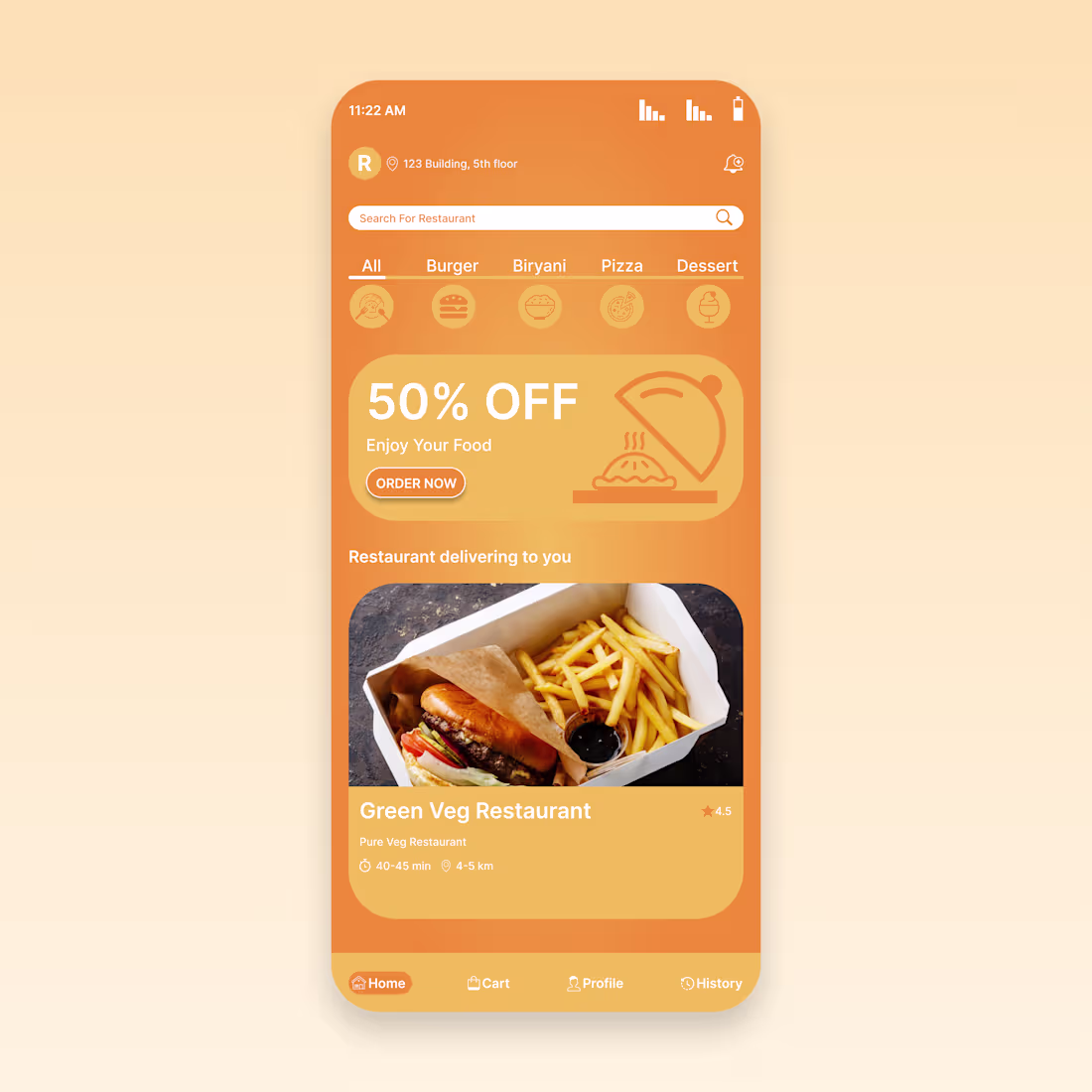 Cover image for Food Delivery App UI Design
Designed