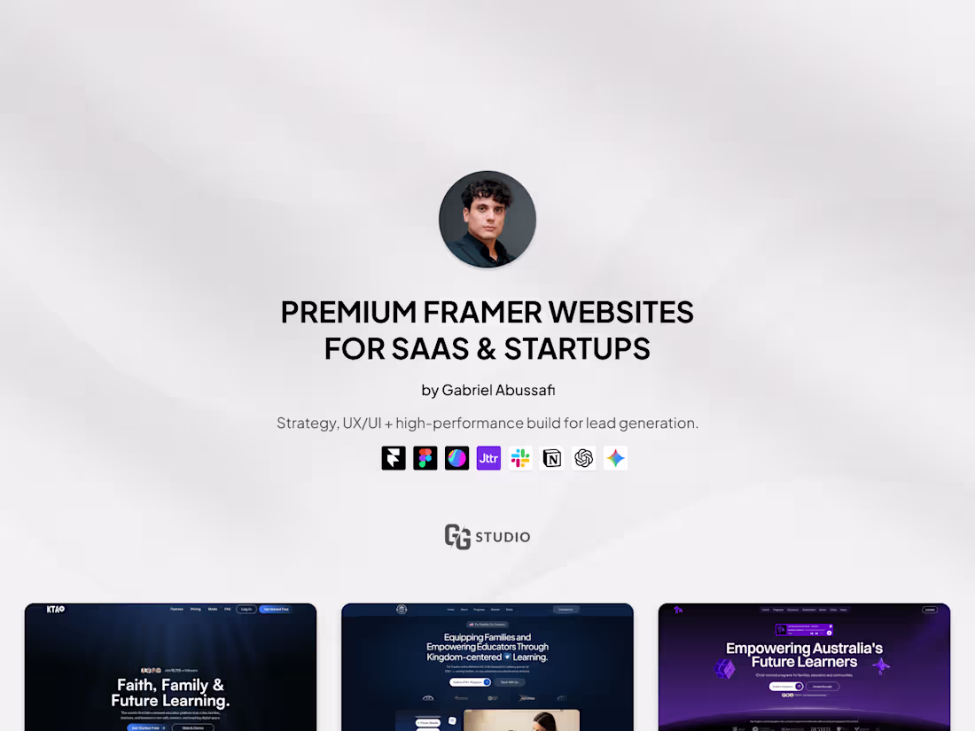 Cover image for Framer Website Design & Development
