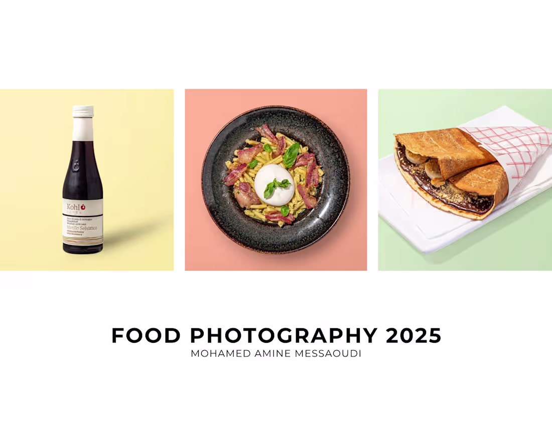Cover image for Food Photography ( Portfolio 2025 )​​​​​​​