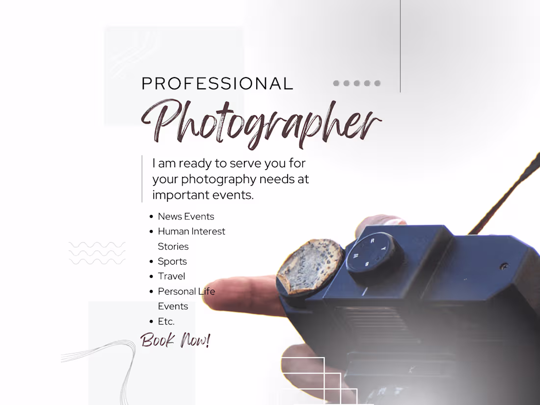 Cover image for Photographer 