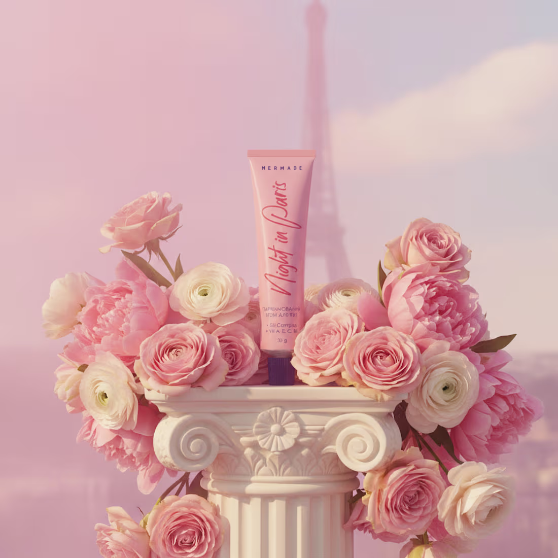 Cover image for MerMade — Night in Paris Cream A romantic pastel Paris-inspi...