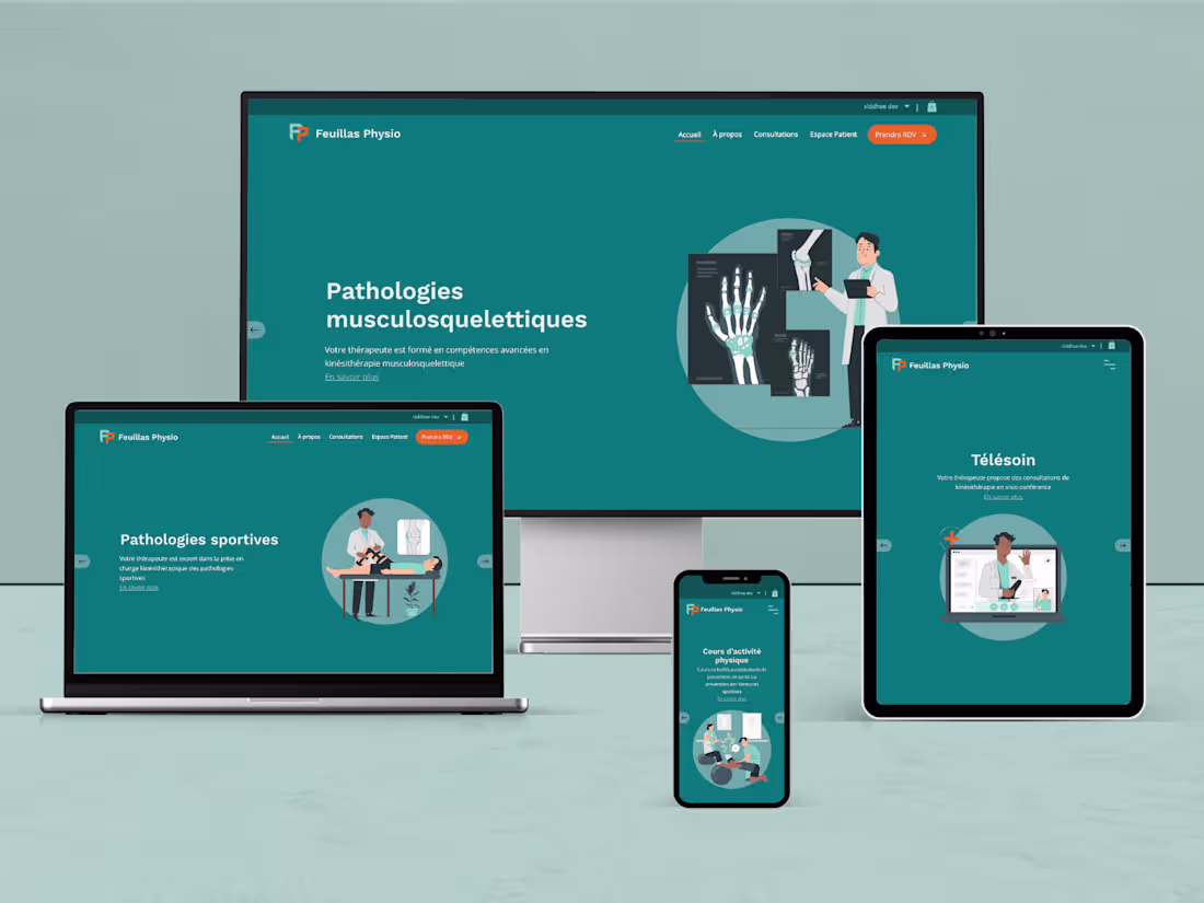 Cover image for WIX Studio | Physiotherapy Clinic |  Web design 
