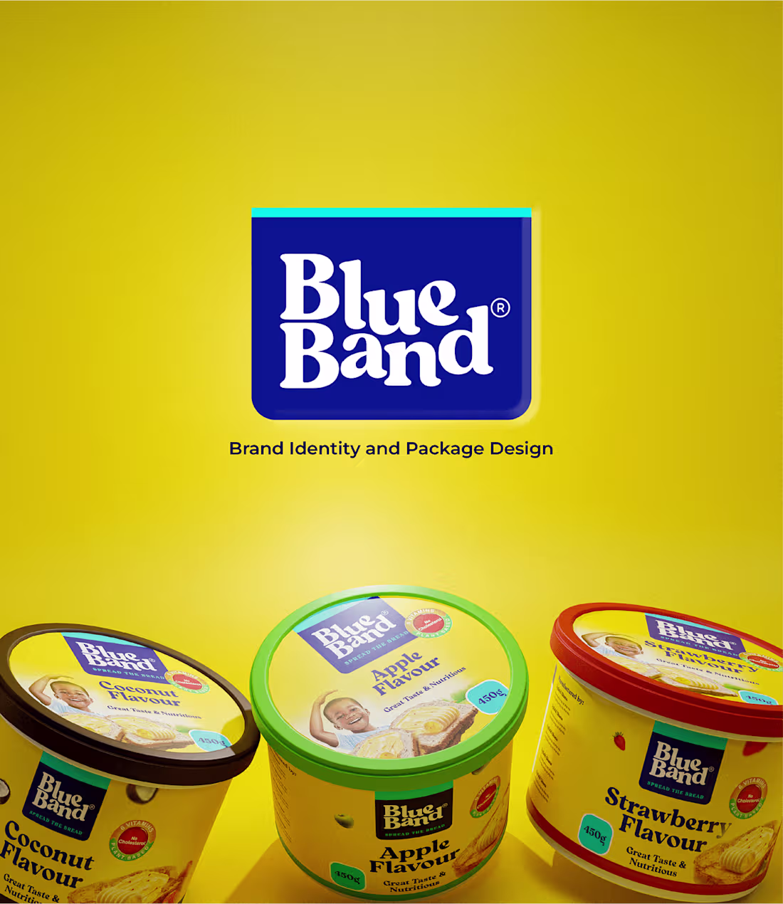 Cover image for Blue Band Logo Redesign and Package Design