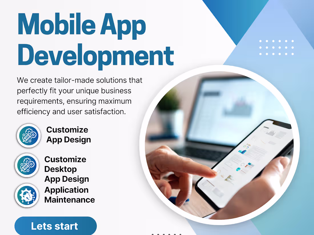 Cover image for Desktop or Mobile Apps Development using latest Tech Stack