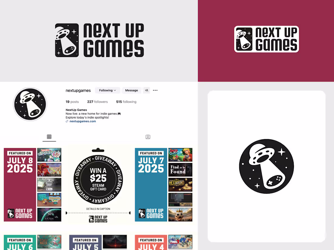 Cover image for Logo for https://nextupgames.com/