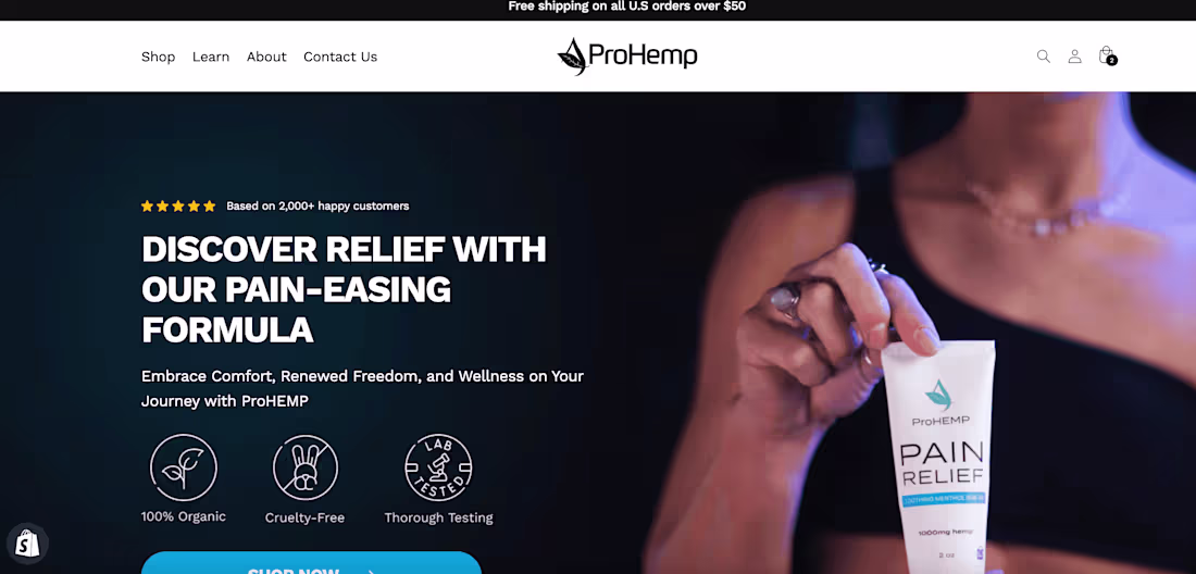 Cover image for Pro Hemp Website