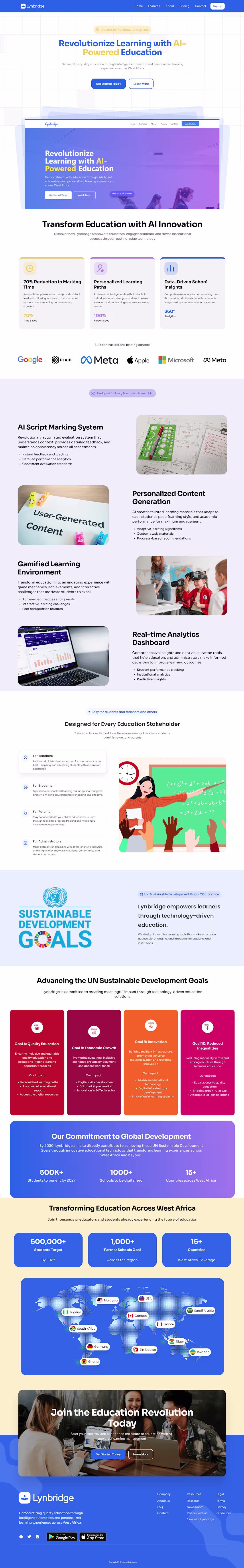 Cover image for Lynbridge AI — AI-Powered Learning Platform