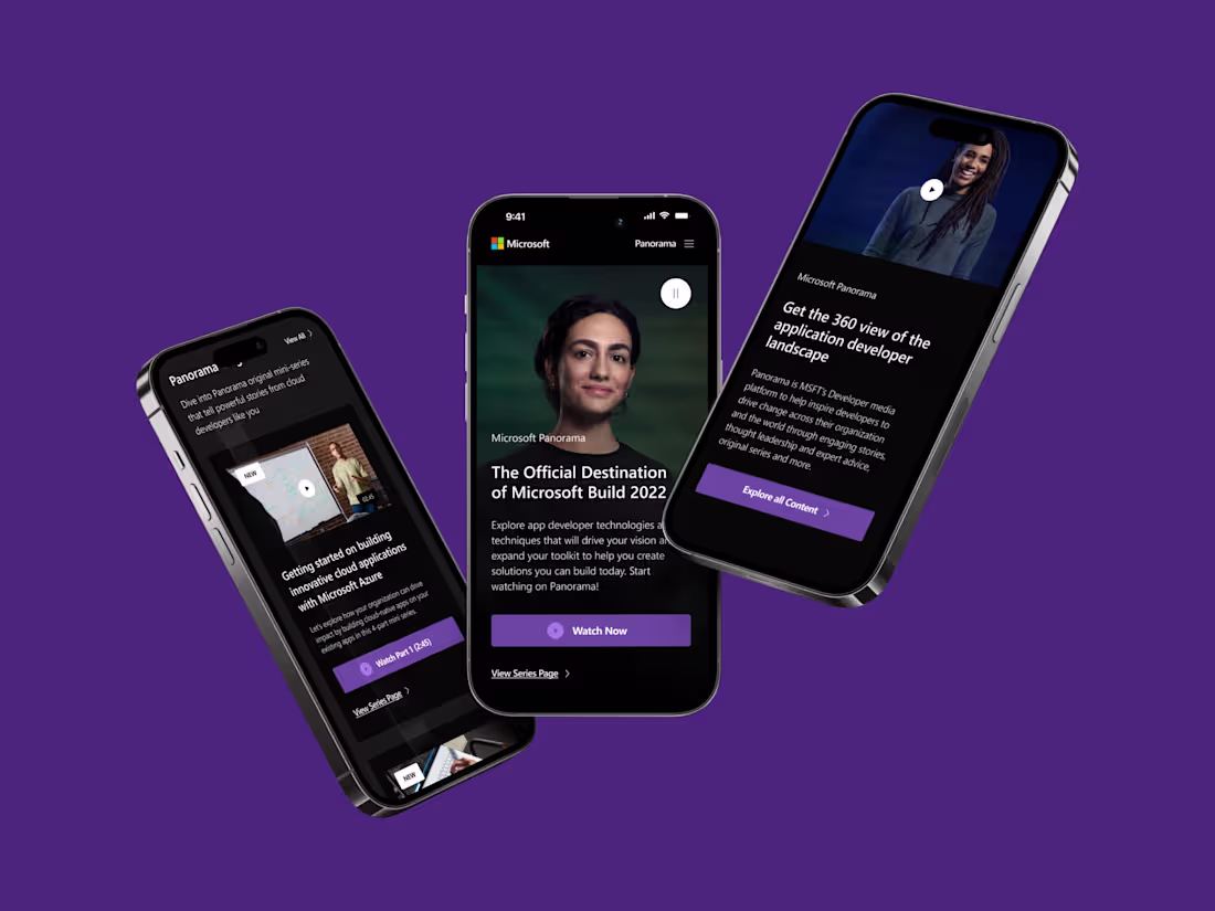 Cover image for Web Design: Microsoft Panorama