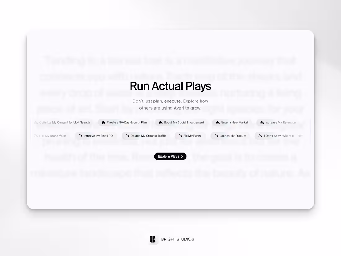 Cover image for Averi AI - Turning use cases into actions.