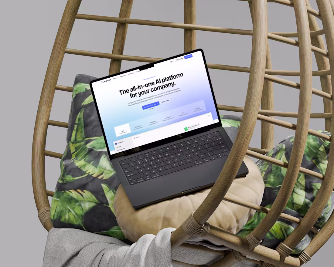 Cover image for Langdock Website Redesign