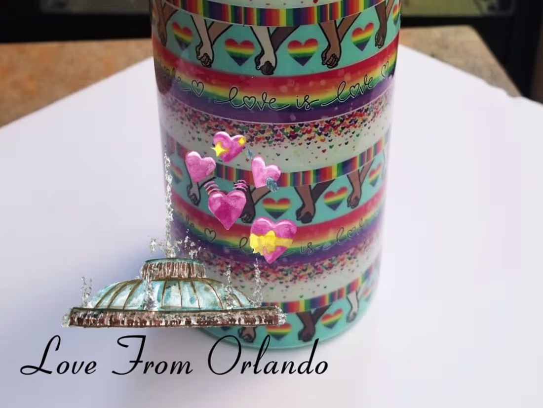 Cover image for Love is Love Tumbler