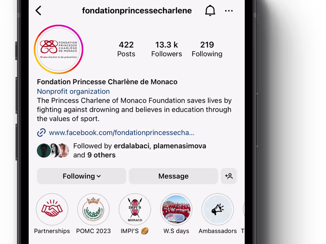 Cover image for Fondation Princess Charlene of Monaco 