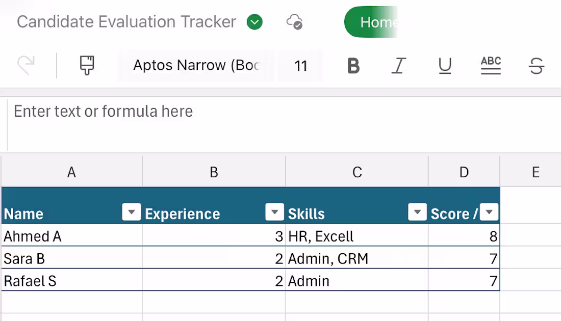Cover image for I created a structured candidate