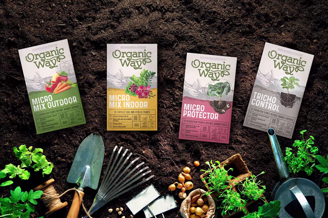 Cover image for Organic Way Logo & Packaging Design on Behance