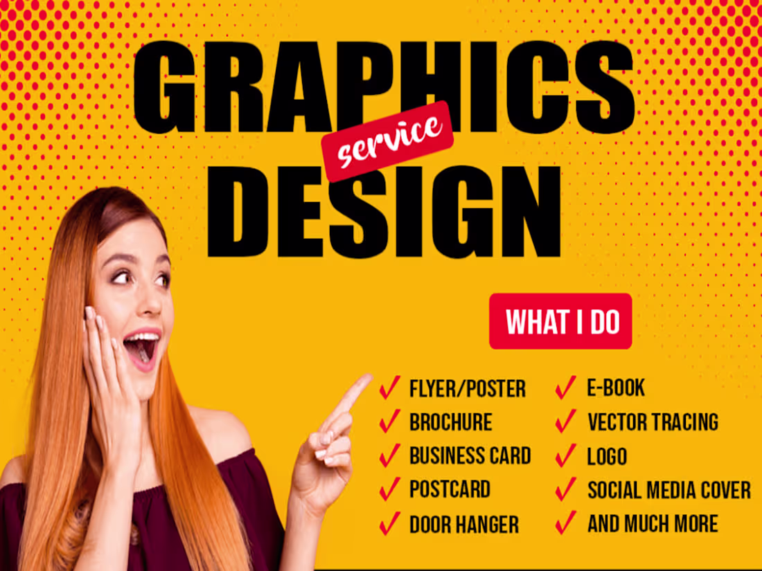Cover image for I will do any graphic design work for you