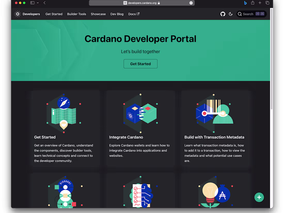 Cover image for Cardano Developer Portal