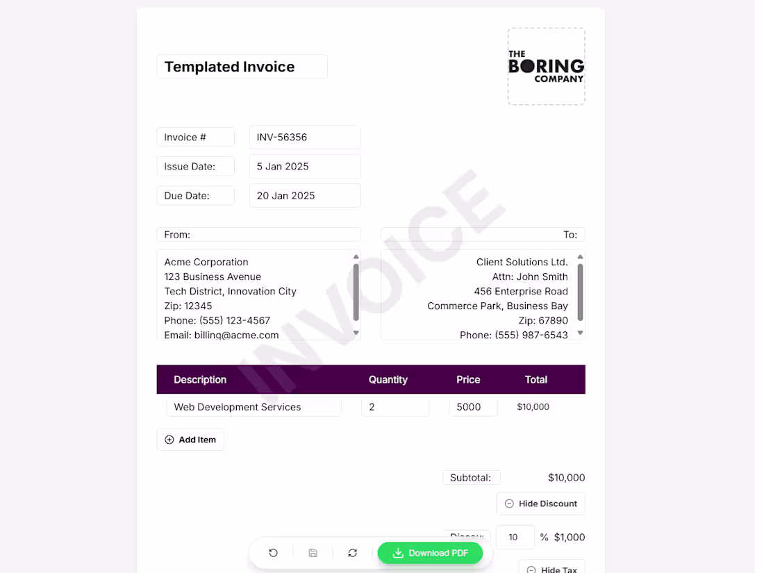 Cover image for InvoiceGennie