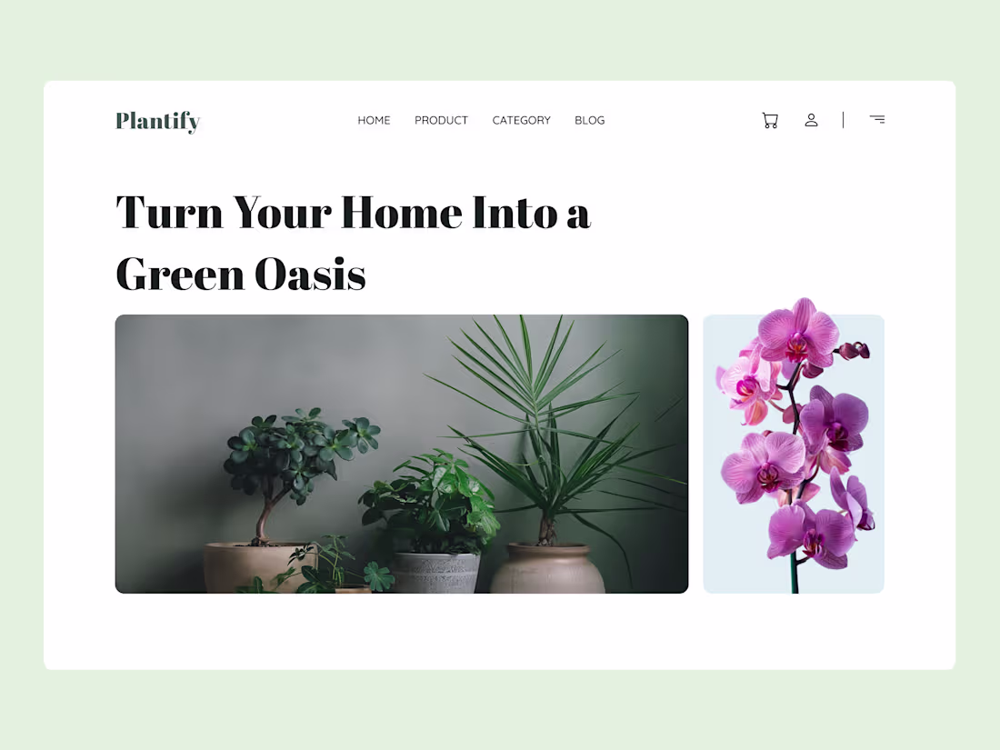 Cover image for Plantify | Modern UI/UX Website for an Online Plant Store