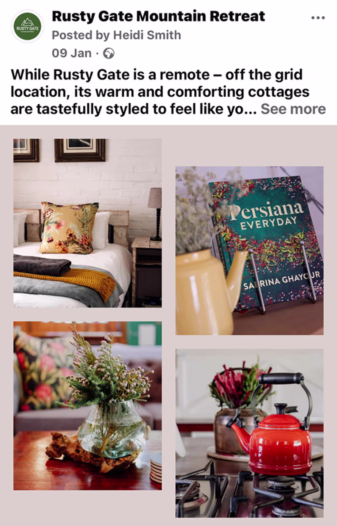 Cover image for Rusty Gate Mountain Retreat - Content Creation