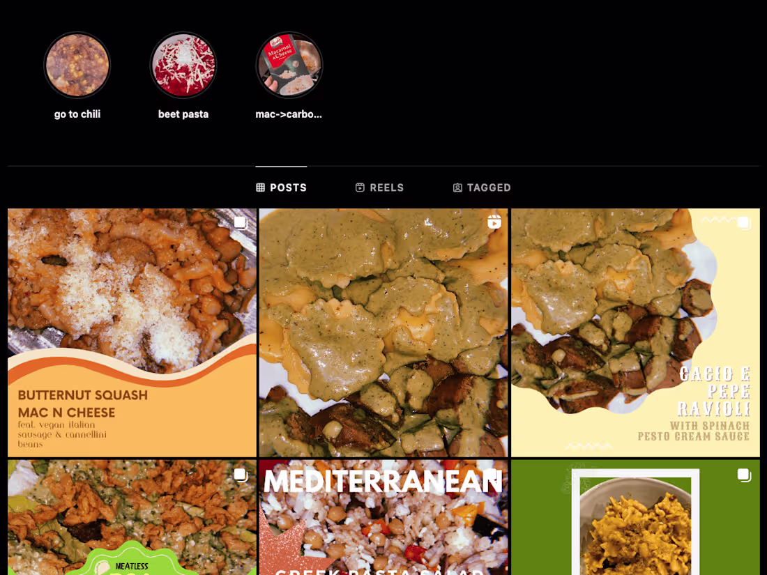 Cover image for @getravenous • a passion project Instagram account