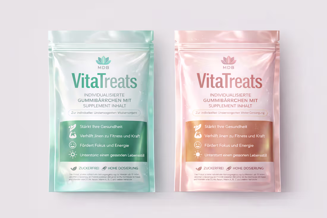 Cover image for "Vitreat Vitamin Gum Packaging Design