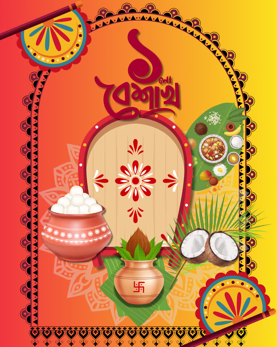 Cover image for Bengali New year Graphics Design.
