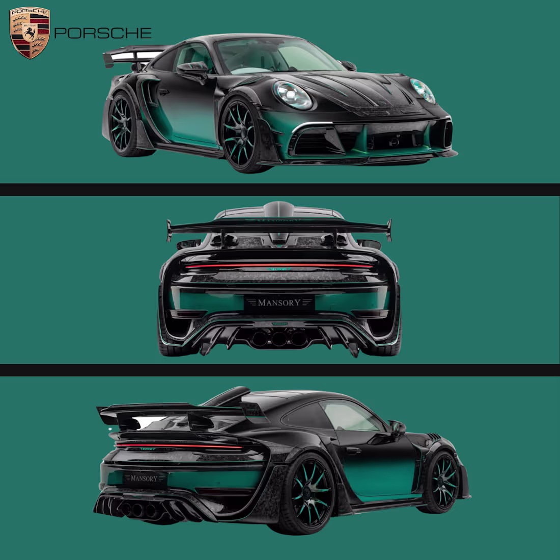 Cover image for Porsche 911 Turbo By Mansory-Poster