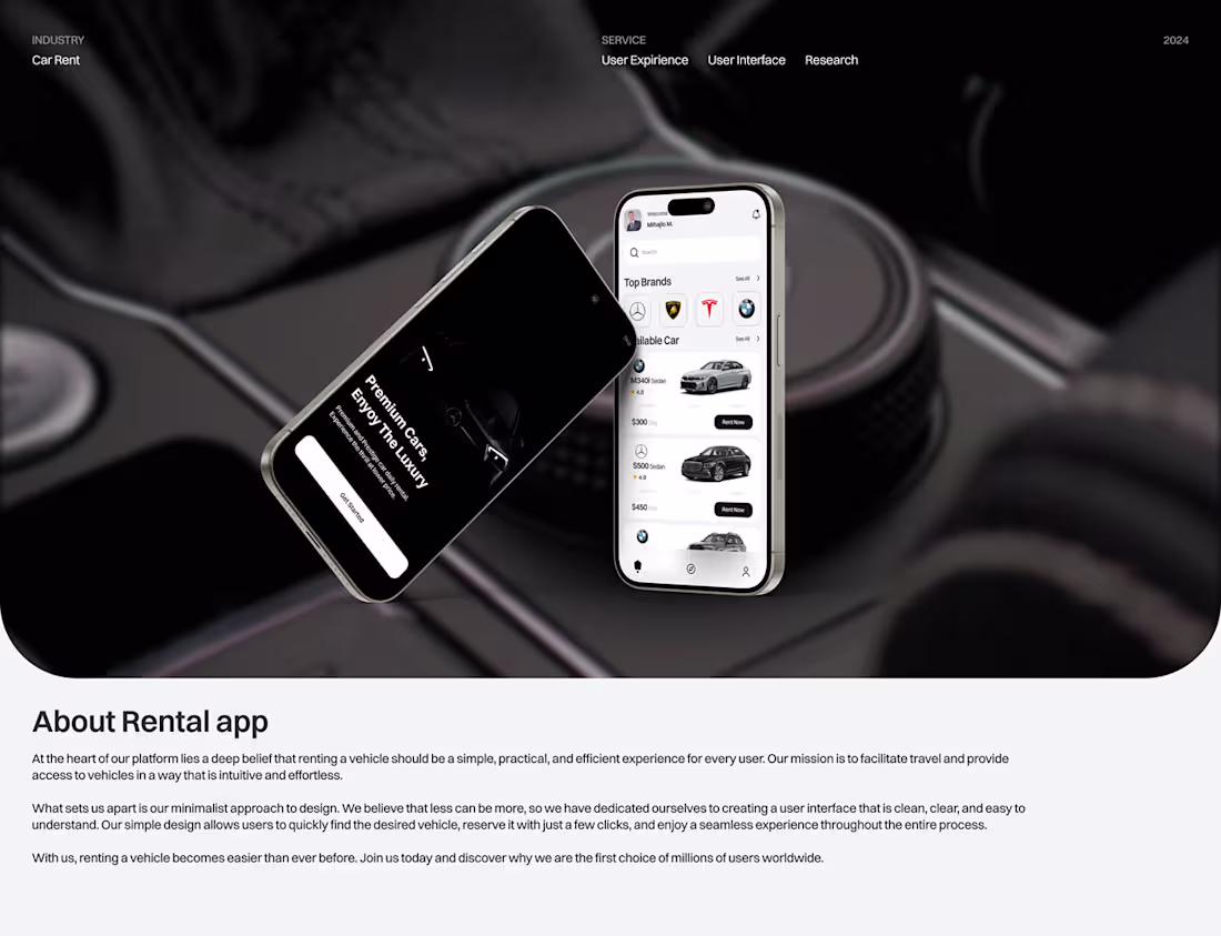 Cover image for CAR RENTAL APP