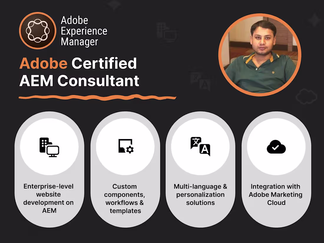 Cover image for Certified AEM Expert | Adobe Experience Manager Dev