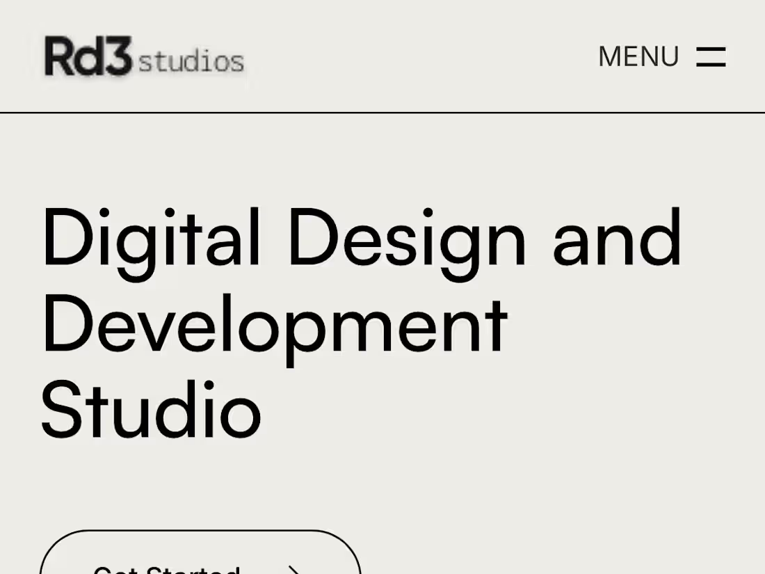 Cover image for Transforming Ideas into Digital Excellence | rd3studios - Web D…