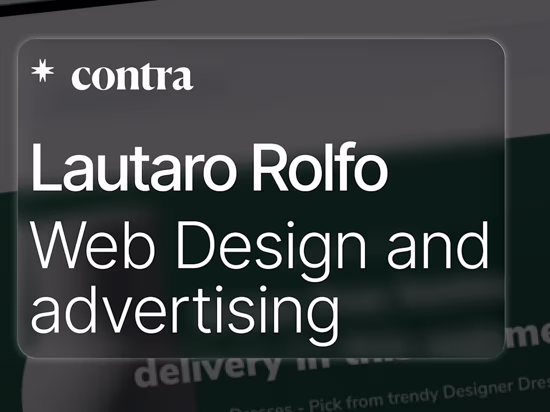 Cover image for Website design with Framer